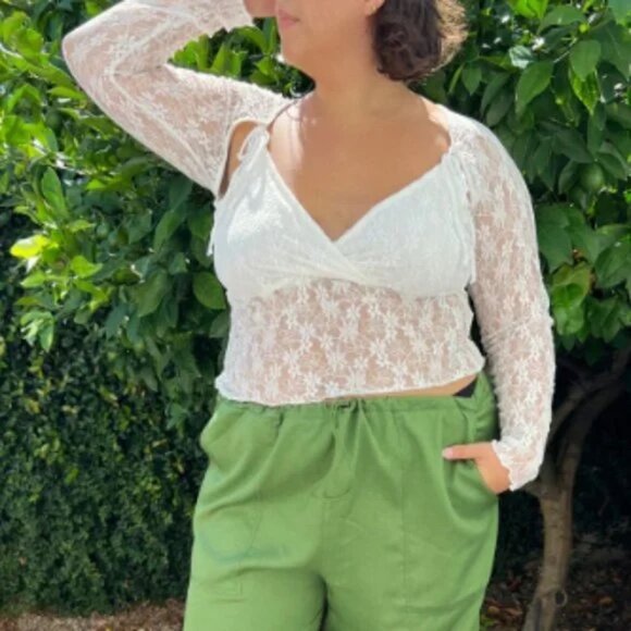 Francine Top LISA SAYS GAH - SWAN LACE - Picture 3 of 4